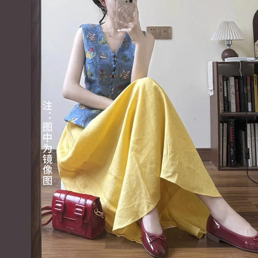 裁缝学苑AS539中式V领收腰马甲纸样半身裙子背心套装打版裁剪 商品图2