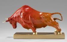 朱炳仁铜大展宏图 红色（小号） 商品图1