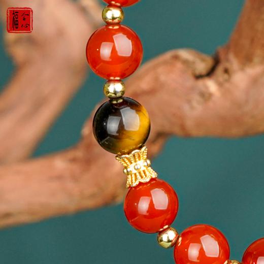 【梧千老师推荐】红玛瑙黄塔晶手链 商品图3