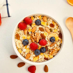 喜芊芊坚果水果燕麦片早餐即食冲饮无糖精全麦片健身营养代餐食品1000g /水饮冲调 /冲饮谷物 /混合麦片