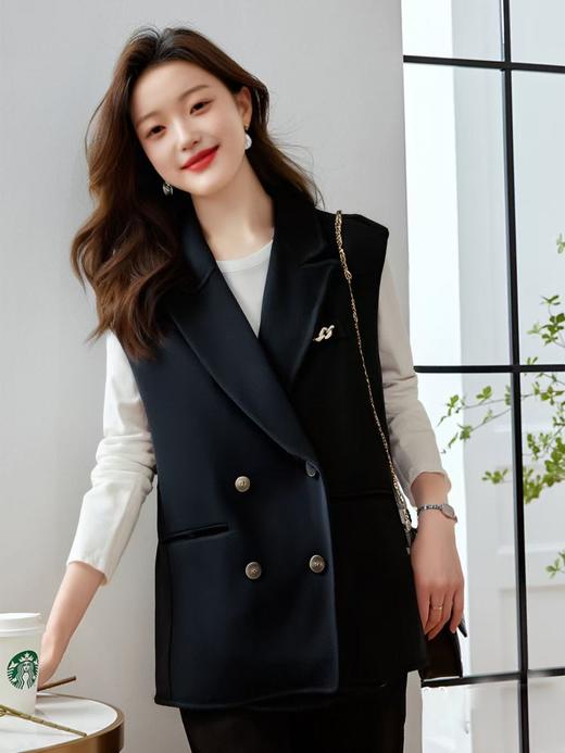 【高端系列】手工定制1090马甲10%羊绒➕90%澳毛西装双面尼马甲-喜出 商品图3