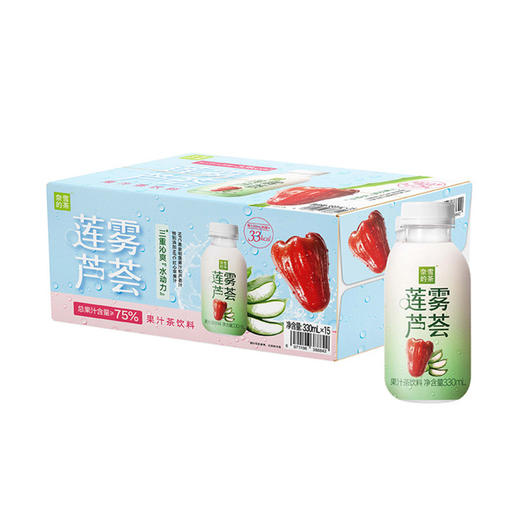MM 山姆 奈雪的茶 莲雾芦荟 果汁茶饮料 330ml*15 商品图0
