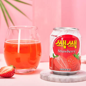 乐天饮料238ml*12瓶混合口味葡萄汁韩国原装进口果肉饮料果汁果粒 /水饮冲调 /饮料 /果蔬汁/饮料 商品图6