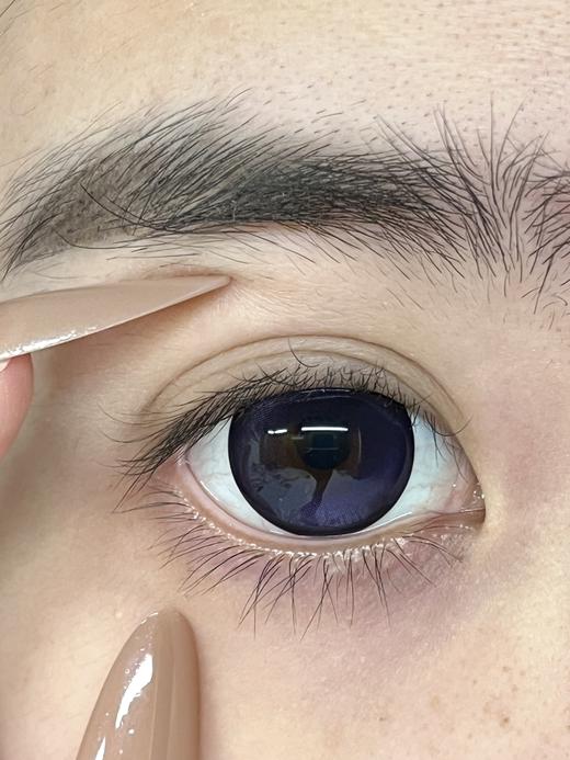 mimipark日抛 薰衣草露珠/黑糖珍珠泪/泡芙花庭园 14.5mm 巨大着色 日抛无售后！ 紫/黑/巧 商品图0