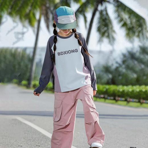 【加入购物车2件39.9元】贝叮熊锦氨棉宣纸类工艺撞色款打底衫【9月“羊毛服装】 商品图1