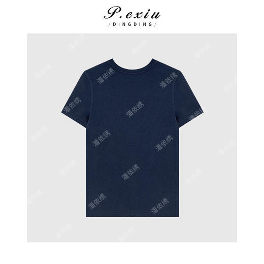 PanYiXiu/潘依绣兰精天丝亲肤柔软细腻百搭圆领短袖T恤 SH0101 商品图2