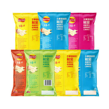 乐事（Lay's）薯片 混合多口味 40g*7包  零食礼包280g  休闲零食 百事食品 /休闲食品 /膨化食品 /薯片 商品图5