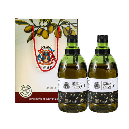伊莎贝拉  ISABELLA-合家团圆 特级初榨橄榄油1L*2 商品图0