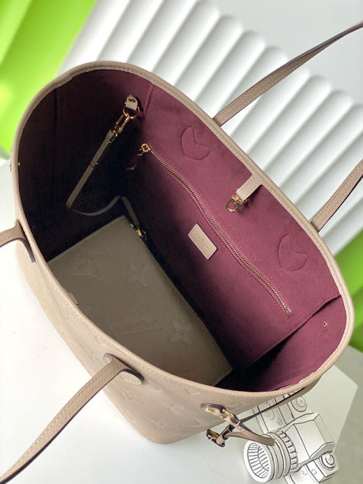 夏季特惠💰1120 原单LV M45686 尺寸：31×28×14cm NEVERFULL 全皮购物袋 变码芯片 商品图7