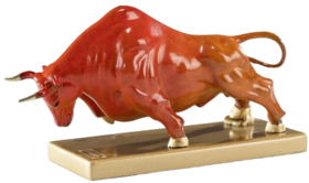 朱炳仁铜大展宏图 红色（小号）