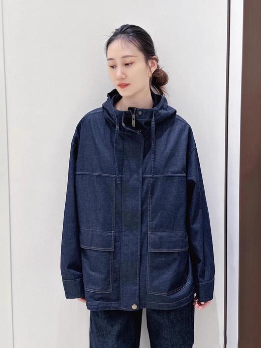 小禾同款薄款连帽夹克牛仔外套 商品图11