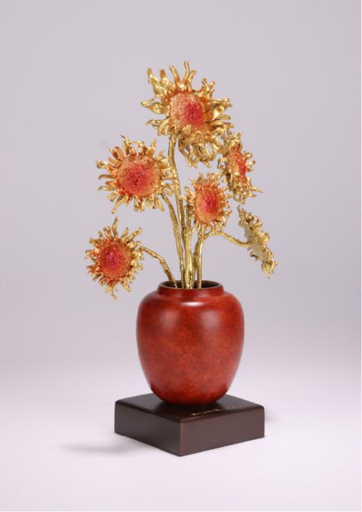 朱炳仁铜 燃烧的向日葵【荣光】【向阳】【映日】 港展特别纪念款【同辉】 商品图2