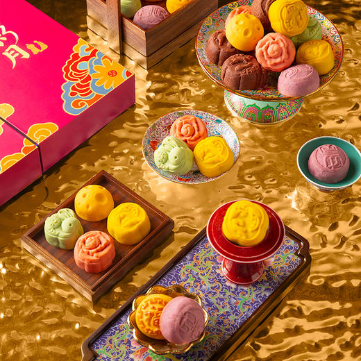 唐饼家 吉祥彩月迷你糕点16颗装 商品图3
