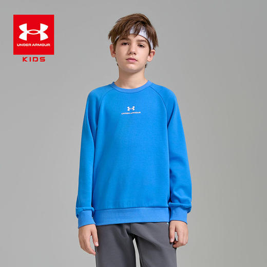 【12月-特惠福利】UnderArmour安德玛儿童基础款圆领套头卫衣253303704A 商品图8
