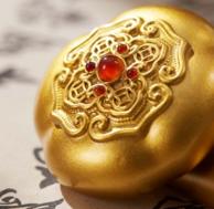 朱炳仁铜旋转如意手把件 商品图0