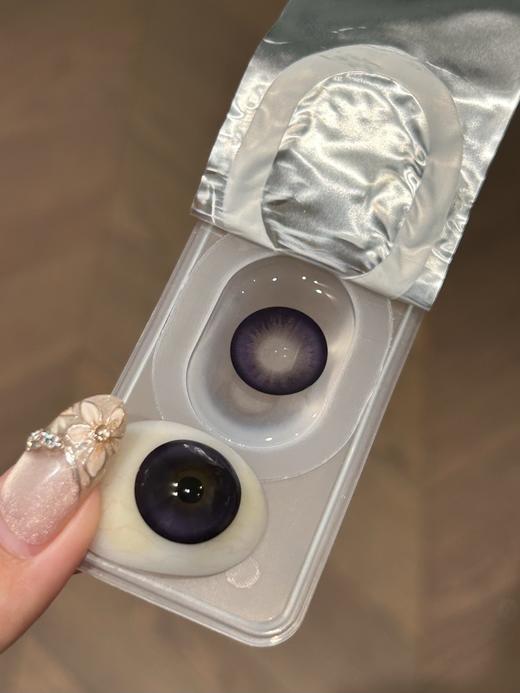 mimipark日抛 薰衣草露珠/黑糖珍珠泪/泡芙花庭园 14.5mm 巨大着色 日抛无售后！ 紫/黑/巧 商品图8