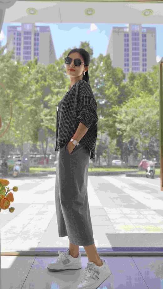 548176时尚休闲款衬衫上衣小衫 商品图2