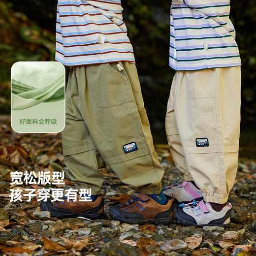【露营风】嘟嘟家儿童工装裤秋装男童裤子秋季女童长裤户外童装潮 商品图1