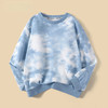 【90-160】男女童春秋款扎染卫衣85%棉 商品缩略图0