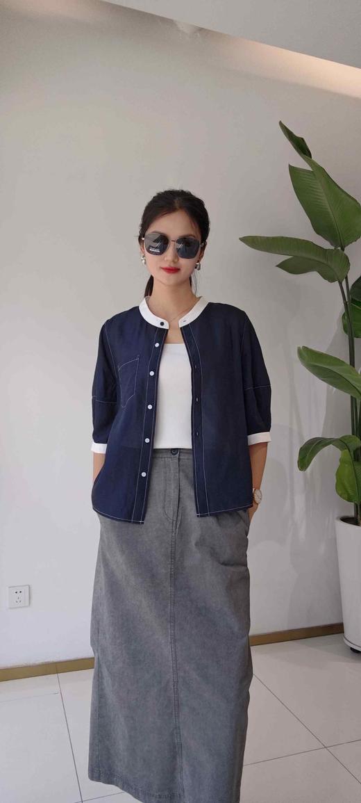 53H170时尚撞色款小衫 商品图7