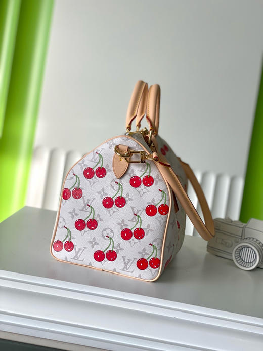 夏季特惠💰950 原单LV M14238 尺寸：30×21×17cm Speedy Soft 樱桃枕头包 变码芯片 商品图1