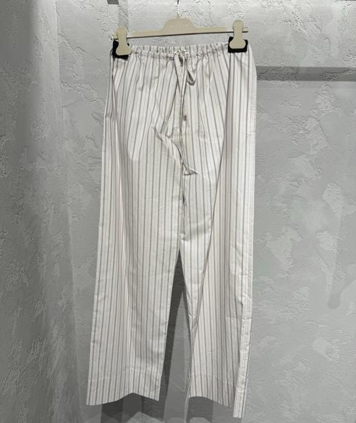 女款竖纹抽绳休闲裤长裤021 商品图0
