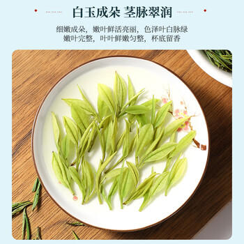 新旭堂绿茶茶叶白茶安吉礼盒装2026新茶春茶特级节日送人送长辈礼200g /水饮冲调 /茗茶 /绿茶 商品图8