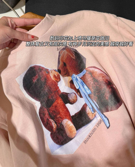 明星同款原单ac假两件T恤081601 商品图11