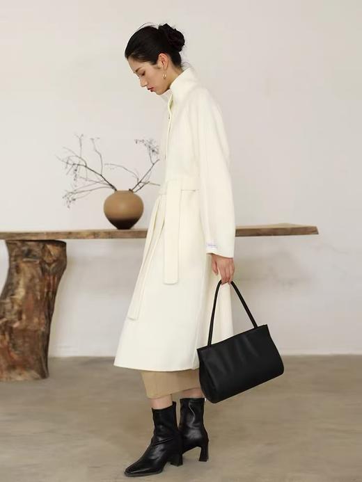 【高端系列】（微脏，介意勿入）手工定制8619款100%澳洲超细羊毛气长款双面尼大衣-喜出 商品图1