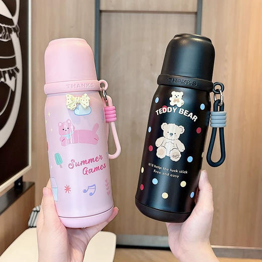 帝怡1258多元美学杯盖保温杯/500ml（颜色随机） 商品图1