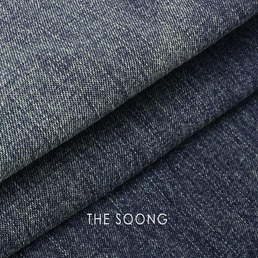 THESOONG‘冲沙裤’重工酵洗9.8安手工猫须中腰拉链牛仔裤HBNZ6500 商品图9