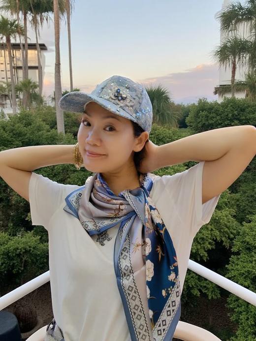 优品堂『花魁方巾100%桑蚕丝90×90方巾 商品图1