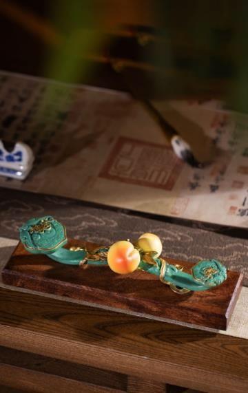 朱炳仁铜 福禄如意(小)    朱炳仁铜福寿如意（套装）    朱炳仁铜 事事如意2024 商品图2