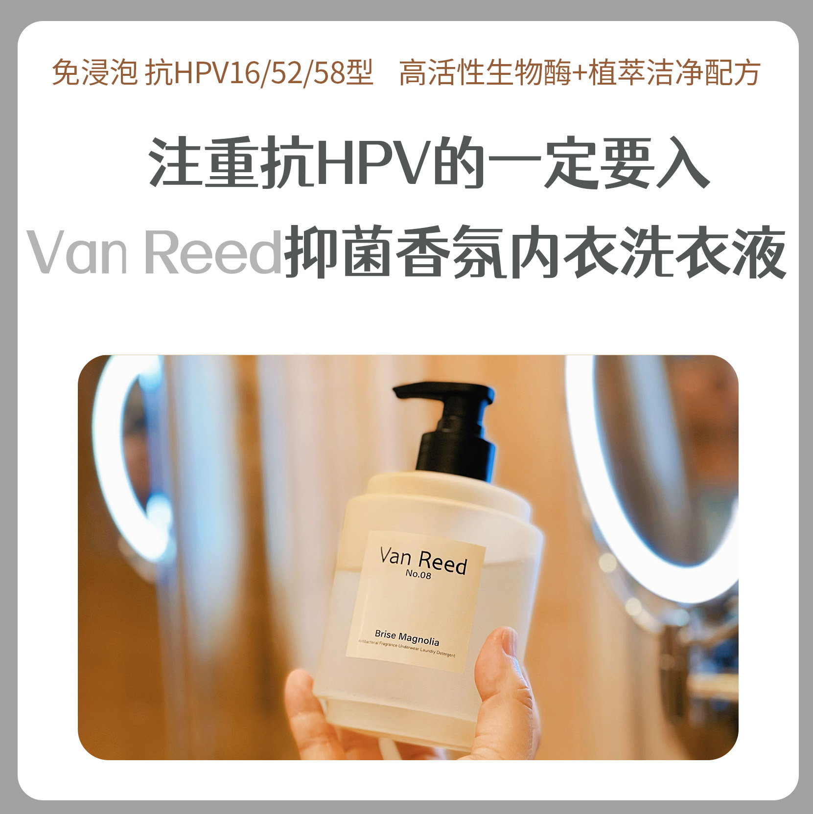 【优惠两瓶装！】Van Reed内衣内裤洗衣液
