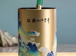 朱炳仁铜千里江山文房套装 商品图2