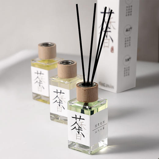 茶味香薰无火熏香卧室内男女持久房间家用车载香氛茶香空气清新剂 商品图4