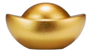 朱炳仁铜元宝（大) 商品图0