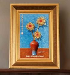 朱炳仁铜燃烧的向日葵（向阳）立体壁画 商品图1