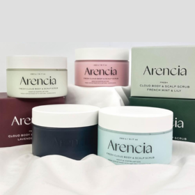 韩国Arencia 清新雲朵身体&头皮磨砂膏260g新版