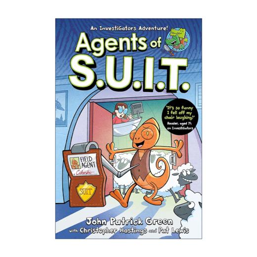 英文原版 InvestiGators Agents of S.U.I.T. 鳄鱼侦查员外传1 儿童全彩爆笑漫画故事书 英文版 进口英语原版书籍 商品图1