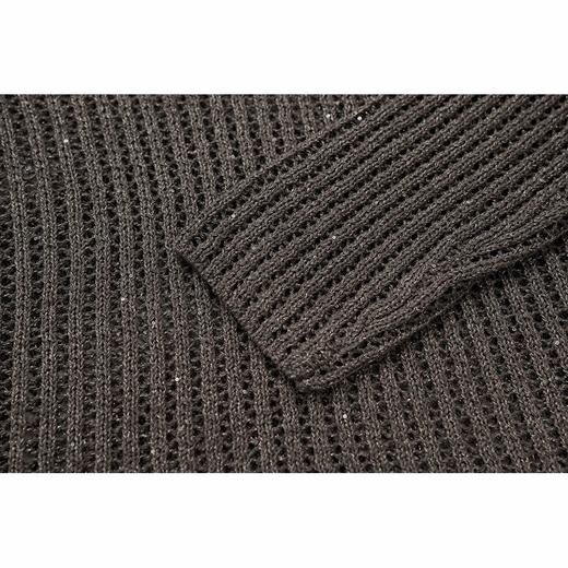 【破价】秋季长袖毛针织衫显瘦设计师时尚气质轻奢打底针织衫 895111M057 商品图4