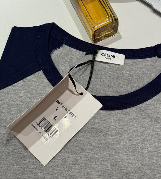 原单ce拼色复古T恤081501 商品图10