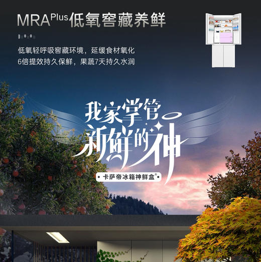 卡萨帝（Casarte）冰箱 BCD-540WGCTDMGZHU1(白) 商品图3