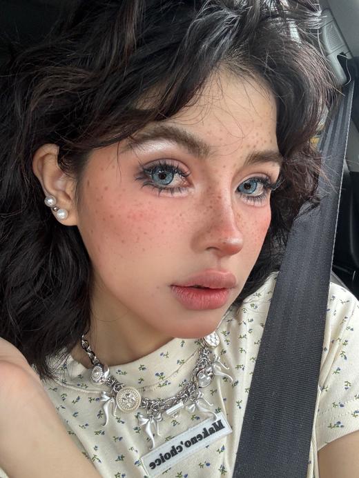 paprikacon月抛 波斯迷雾/戚风芥末/微醺冰种 14.5mm  非离子 棕蓝绿 商品图7