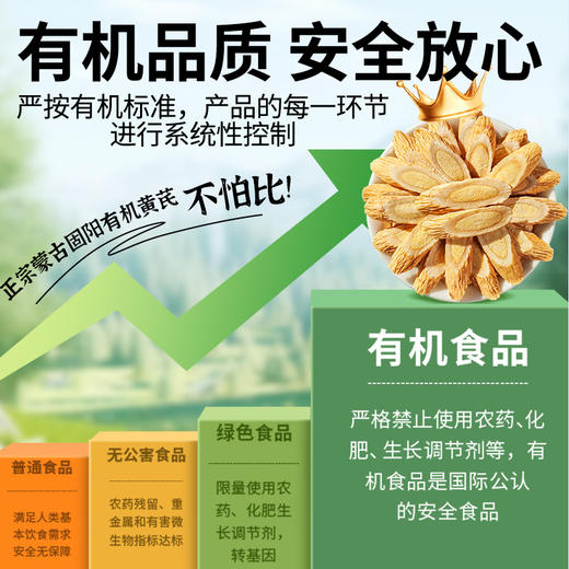 神农金康 有机黄芪150g 原生态真滋补 喝护家人健康 商品图2