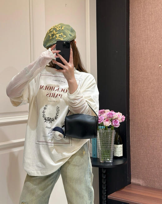 明星同款原单ac假两件T恤081601 商品图7