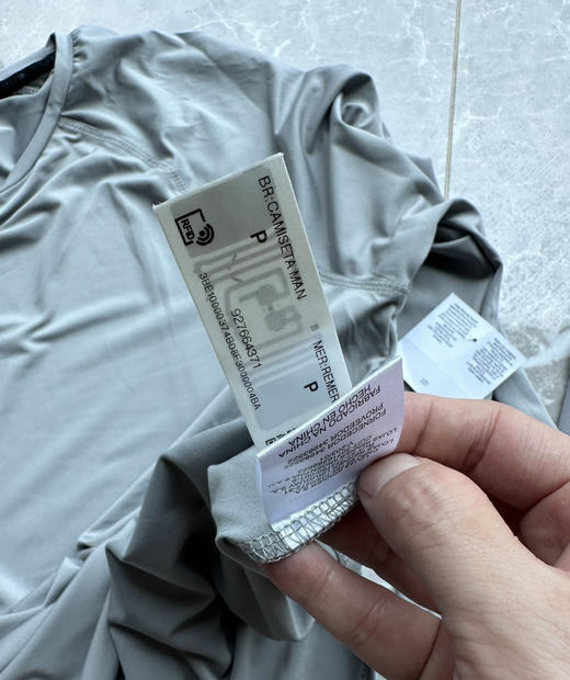 全新正品出口北美订单UV30+户外防晒运动速干长袖T恤，亚瑟士代工只有一个灰色 商品图4