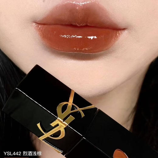 预售  YSL黑管唇釉442烈酒浅棕 商品图0