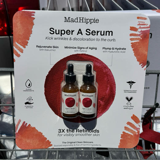 美国直邮特价299元🉐包税包邮到手了🔥家人们，谁懂啊！挖到宝了！Mad Hippie的Super A精华液，简直是护肤界的“抗老猛将”！ 商品图0
