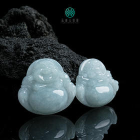 翡翠大佛公吊坠约48*46mm